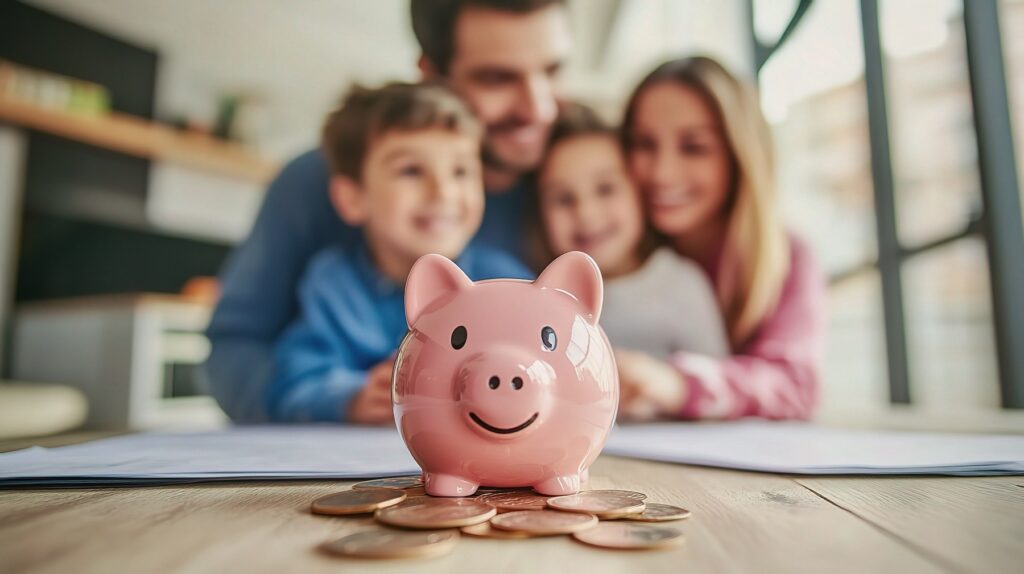famille qui fait des économies d'impôts grâce au PERin