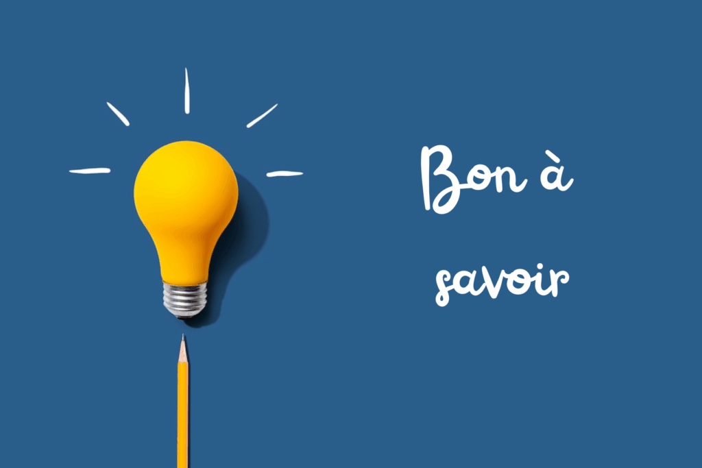 Bon à savoir