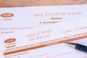 arrêt de travail